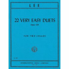 Lee -- 22 Very Easy Duets, Op. 126 for Two Cellos