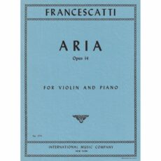 Francescatti -- Aria, Op. 14 for Violin and Piano