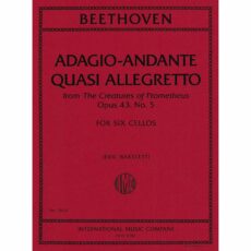 Beethoven -- Adagio-Andante quasi allegretto, from Creatures of Prometheus, Op. 43 for Six Cellos