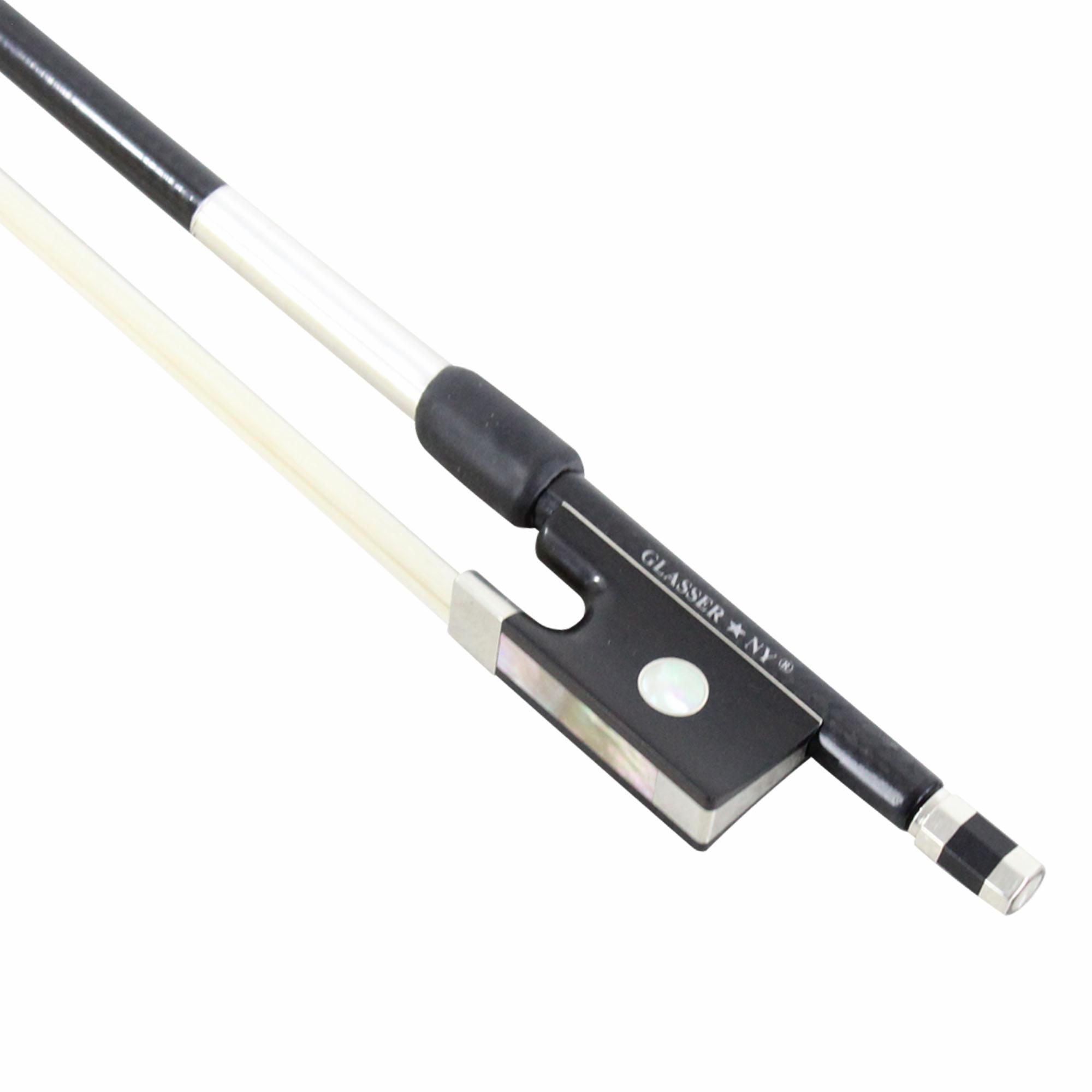 Glasser Braided Carbon Fiber Violin Bow w/Nickel-Silver tip