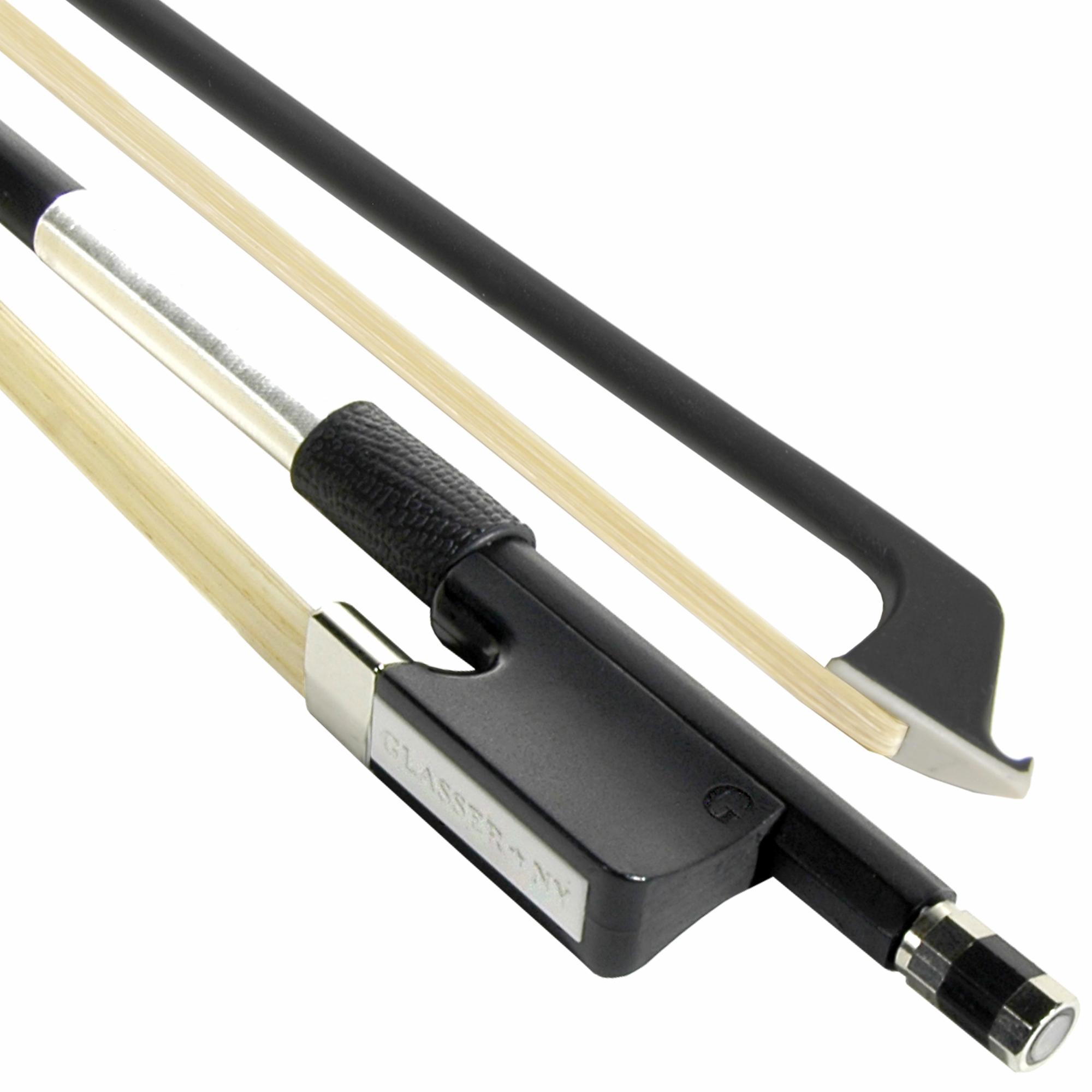 Glasser Wire Grip Round Fiberglass Viola Bow - Image 2