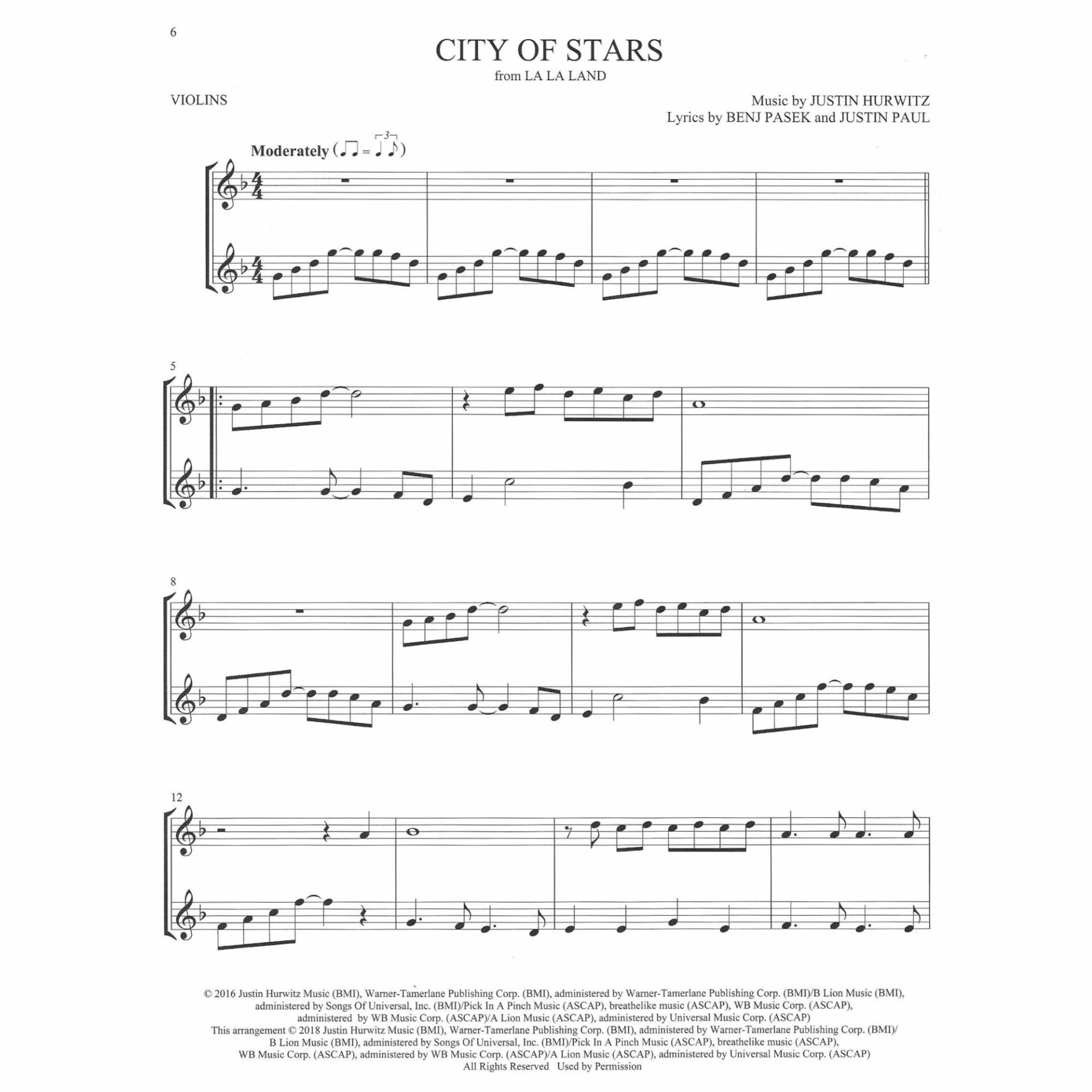 Sample: Two Violins (Pg. 6)