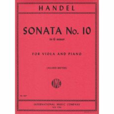 Handel -- Sonata No. 10 in G Minor for Viola and Piano