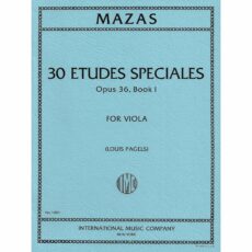 Mazas -- Etudes Speciales and Brillantes, Op. 36, Books 1-2 for Viola
