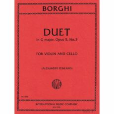Borghi -- Duet in G Major, Op. 5, No. 3 for Violin and Cello