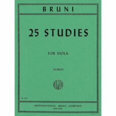 Bruni -- 25 Studies for Viola