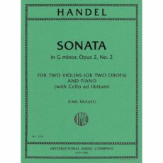 Handel -- Sonata in G Minor, Op. 2, No. 2 for Two Violins and Piano