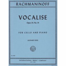 Rachmaninoff -- Vocalise, Op. 34, No. 14 for Cello and Piano