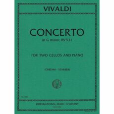 Vivaldi -- Concerto in G Minor, RV 531 for Two Cellos and Piano