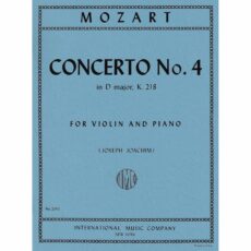Mozart -- Concerto No. 4 in D Major, K. 218 for Violin and Piano