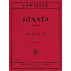 Barriere -- Sonata in G Major for Two Cellos
