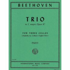 Beethoven -- Trio in C Major, Op. 87 for Three Cellos