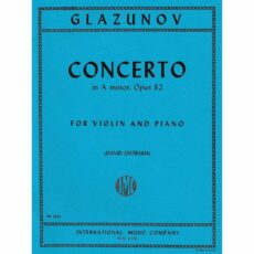 Glazunov -- Concerto in A Minor, Op. 82 for Violin and Piano