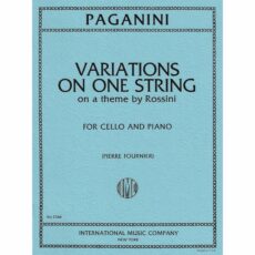 Paganini -- Variations on One String for Cello and Piano