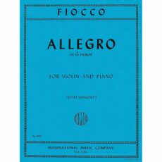 Fiocco -- Allegro G Major for Violin and Piano