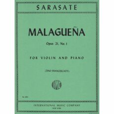 Sarasate -- Malaguena, Op. 21, No. 1 for Violin and Piano