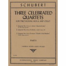 Schubert -- Three Celebrated String Quartets