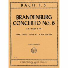 Bach -- Brandenburg Concerto No. 6 in B-flat Major, S. 1051 for Two Violas and Piano