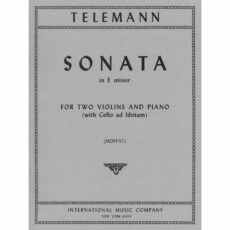 Telemann -- Sonata in E Minor for Two Violins and Piano