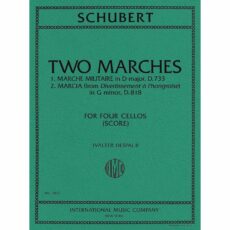 Schubert -- Two Marches for Four Cellos