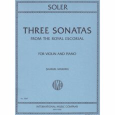 Soler -- Three Sonatas from The Royal Escorial for Violin and Piano