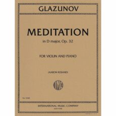 Glazunov -- Meditation in D Major, Op. 32 for Violin and Piano