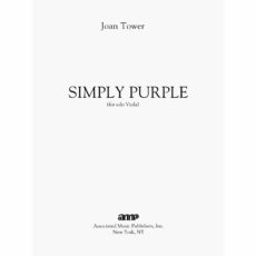 Tower -- Simply Purple for Solo Viola