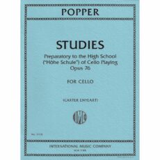 Popper -- Preparatory Studies, Op. 76 for Cello