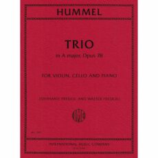 Hummel -- Trio in A Major, Op. 78 for Violin, Cello, and Piano