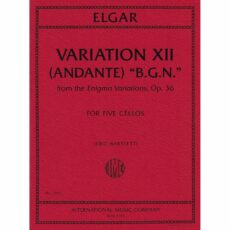 Elgar -- Variation XII, from Enigma Variations for Five Cellos