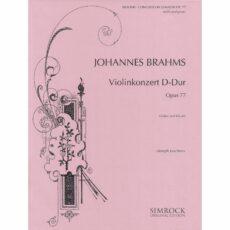 Brahms -- Violin Concerto, Op. 77 for Violin and Piano