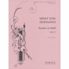 Dohnanyi -- Sonata in C-Sharp Minor, Op. 21 for Violin and Piano