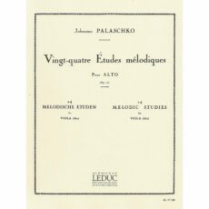 Palaschko -- 24 Melodic Studies, Op. 77 for Viola