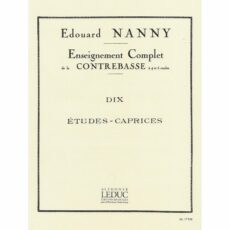 Nanny -- Ten Etudes-Caprices for Bass