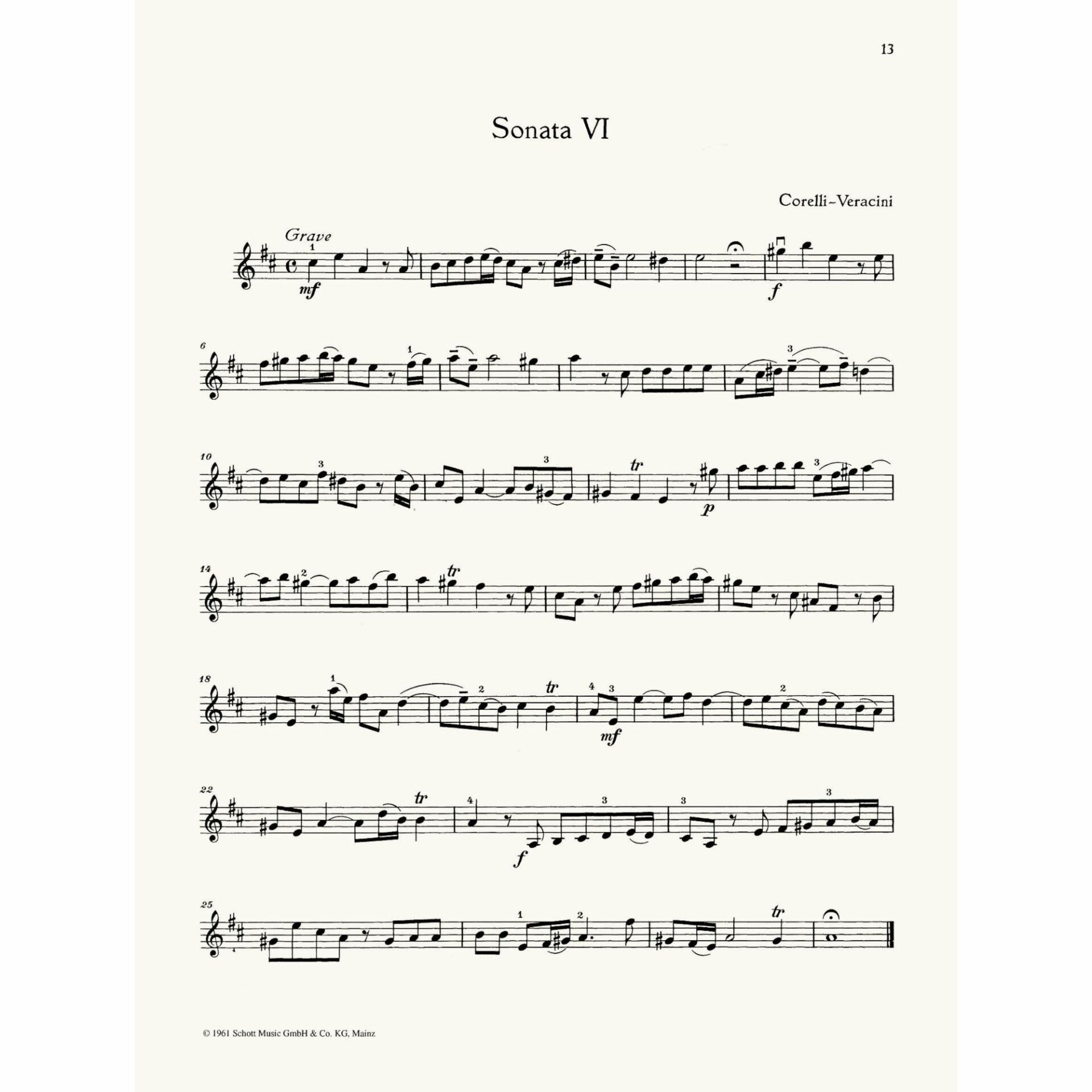 Sample: Vol. 2, Violin Part