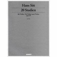 Sitt -- 20 Studies, Op. 69 for Violin