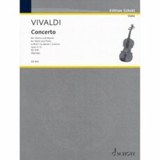 Vivaldi -- Concerto in A Minor, Op. 3/6 for Violin and Piano