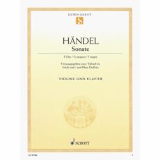 Handel -- Sonata in F Major for Violin and Piano