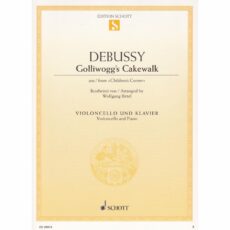 Debussy -- Golliwogg's Cakewalk for Cello and Piano