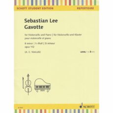 Lee -- Gavotte in B Minor, Op. 112 for Cello and Piano