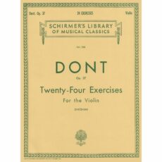 Dont -- Twenty-Four Exercises, Op. 37 for Violin