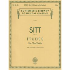 Sitt -- Etudes, Op. 32, Books 1-2 for Violin
