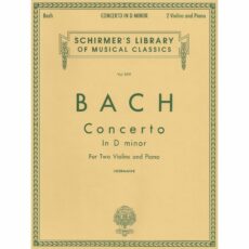 Bach -- Concerto in D Minor for Two Violins and Piano