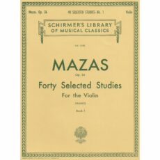 Mazas -- 40 Selected Studies, Books 1-2 for Violin