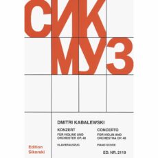 Kabalevsky -- Concerto, Op. 48 for Violin and Piano