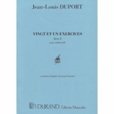 Duport -- Twenty-One Exercises, Books I-II for Cello
