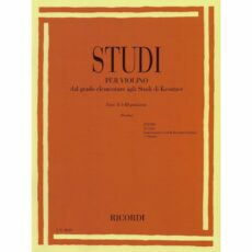 Etudes for Violin from Beginner Level to Kreutzer's Studies, Vols. 1-3