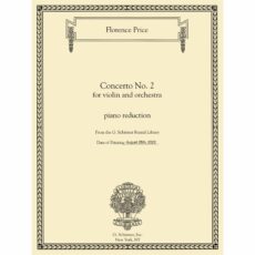 Price -- Concerto No. 2 for Violin and Piano
