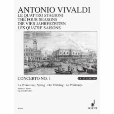 Vivaldi -- Spring from The Four Seasons for Violin and Piano