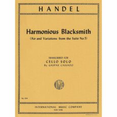 Handel -- Harmonious Blacksmith for Solo Cello